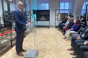 26.09.2025. Sandomierz. Uroczyste otwarcie kamienicy Oleśnickich / Fot. Grażyna Szlęzak - Radio Kielce