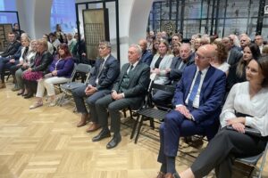 26.09.2025. Sandomierz. Uroczyste otwarcie kamienicy Oleśnickich / Fot. Grażyna Szlęzak - Radio Kielce
