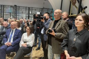 26.09.2025. Sandomierz. Uroczyste otwarcie kamienicy Oleśnickich / Fot. Grażyna Szlęzak - Radio Kielce