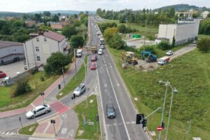 9.09.2025. Kielce. Skrzyżowanie ulic Krakowskiej i Pakosz / Fot. Jarosław Kubalski - Radio Kielce