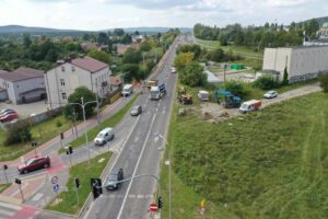 9.09.2025. Kielce. Skrzyżowanie ulic Krakowskiej i Pakosz / Fot. Jarosław Kubalski - Radio Kielce