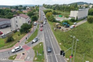 9.09.2025. Kielce. Skrzyżowanie ulic Krakowskiej i Pakosz / Fot. Jarosław Kubalski - Radio Kielce