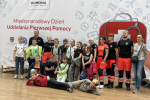 11.09.2025. Kielce. Akcja edukacyjno-profilaktyczna z okazji przypadającego w sobotę (13 września) Międzynarodowego Dnia Udzielania Pierwszej Pomocy / Fot. Karolina Piasecka - Radio Kielce