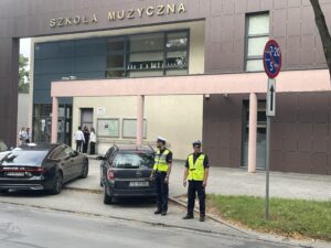 01.09.2025. Kielce. Akcja „Bezpieczna droga do szkoły” / Fot. Kamil Król - Radio Kielce