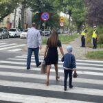 01.09.2025. Kielce. Akcja „Bezpieczna droga do szkoły” / Fot. Kamil Król - Radio Kielce