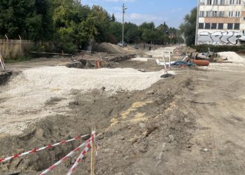 02.09.2025. Kielce. Remont ulicy Młodej. / Fot. Jarosław Kubalski - Radio Kielce