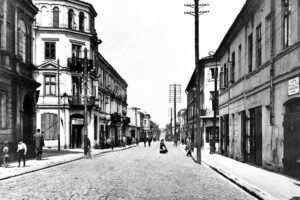 Kielce. Ulica Sienkiewicza. Lata 1900-1910 / źródło: fotopolska.eu