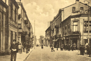 Kielce. Ulica Sienkiewicza. Lata 1915-1919 / źródło: facebook.com/KielceNaPrzestrzeniLat