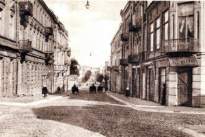 Kielce. Ulica Sienkiewicza. Lata 1934-1936 / źródło: fotopolska.eu