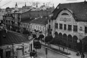 Kielce. Ulica Sienkiewicza. Lata 1955-1959 / źródło: fotopolska.eu