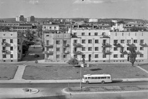 Kielce. Ulica Żytnia. Lata 1960-1969. Północna pierzeja ulicy /źródło: facebook.com/kieleckieinwestycje