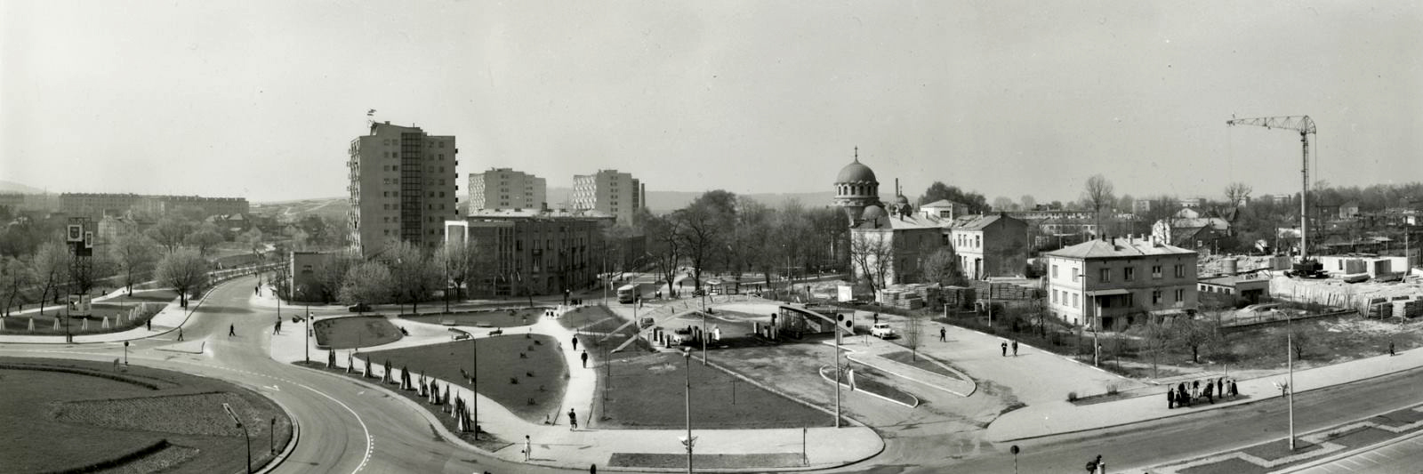 Kielce. Ulica Żytnia. Lata 1968-1970. Rondo Giedroycia / źródło: facebook.com/kieleckieinwestycje Kielce. Ulica Żytnia. Lata 1968-1970. Rondo Giedroycia / źródło: facebook.com/kieleckieinwestycje