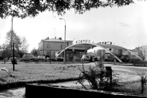 Kielce. Ulica Żytnia. Lata 1970-1974. Stacja benzynowa / źródło: facebook.com/kieleckieinwestycje
