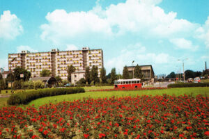 Kielce. Ulica Żytnia. Lata 1975-1978. Rondo Giedroycia / źródło: fotopolska.eu