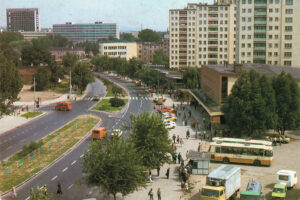 Kielce. Ulica Czarnowska. Lata 1986-1988 / źródło: fotopolska.eu