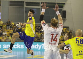 11.09.2025 Kielce. Mecz Ligi Mistrzów. Industria Kielce - Kolstad Handball / Fot. Jarosław Kubalski - Radio Kielce