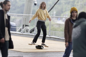 Zamiast skateparku pokazy i triki na scenie amfiteatru - Radio Kielce