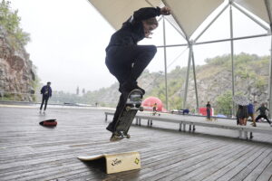 Zamiast skateparku pokazy i triki na scenie amfiteatru - Radio Kielce