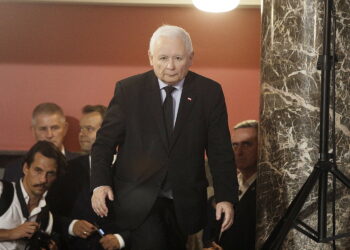 15.09.2025 Kielce. WDK. Spotkanie z prezesem PiS Jarosławem Kaczyńskim. Na zdjęciu Jarosław Kaczyński / Fot. Jarosław Kubalski - Radio Kielce