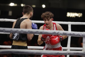 20.09.2025. Kielce. MEcz bokserski WKB Rushh Kielce - Pomorzanin Boxing Team Toruń Fot. Jarosław Kubalski - Radio Kielce