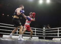 20.09.2025. Kielce. MEcz bokserski WKB Rushh Kielce - Pomorzanin Boxing Team Toruń Fot. Jarosław Kubalski - Radio Kielce