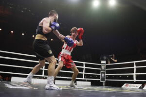 20.09.2025. Kielce. MEcz bokserski WKB Rushh Kielce - Pomorzanin Boxing Team Toruń Fot. Jarosław Kubalski - Radio Kielce