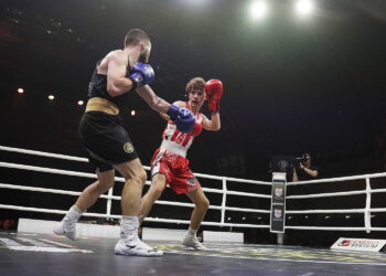 20.09.2025. Kielce. MEcz bokserski WKB Rushh Kielce - Pomorzanin Boxing Team Toruń Fot. Jarosław Kubalski - Radio Kielce