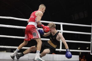 20.09.2025. Kielce. MEcz bokserski WKB Rushh Kielce - Pomorzanin Boxing Team Toruń Fot. Jarosław Kubalski - Radio Kielce