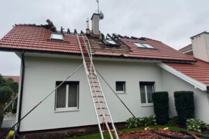 30.09.2025. Bilcza. Pożar / źródło: straż pożarna