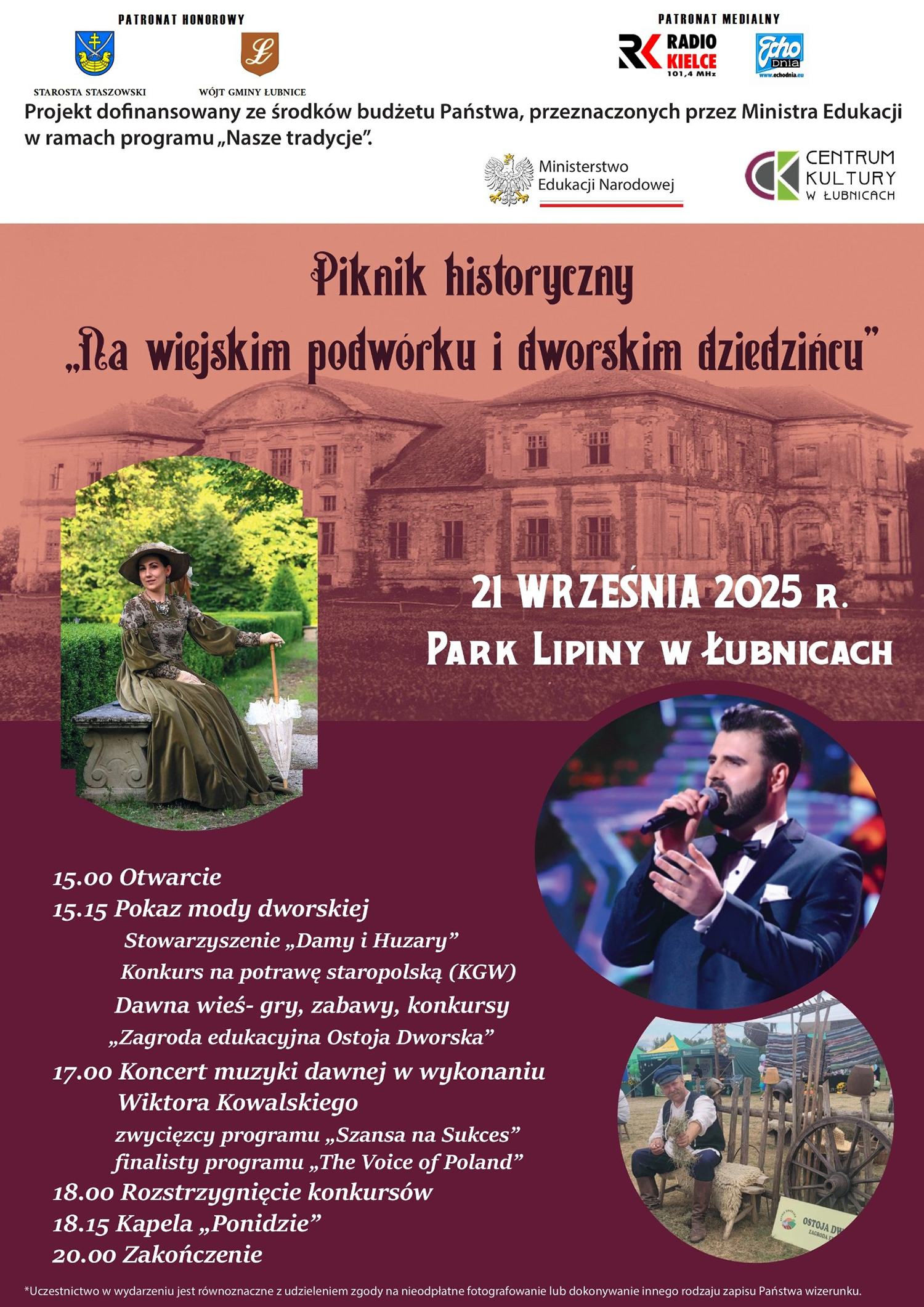 Piknik historyczny „Na wiejskim podwórku i dworskim dziedzińcu”