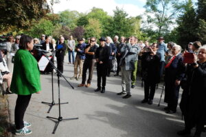 Kielce. Odsłoniecie popiersia Stanisława Nyczaja - Radio Kielce