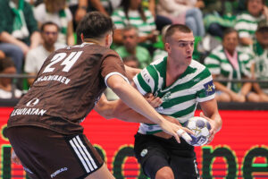 18.09.2025. Lizbona. Mecz 2. kolejki Ligi Mistrzów: Sporting Lizbona – Industria Kielce / Fot. EPA/MANUEL DE ALMEIDA Dostawca: PAP/EPA