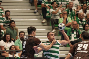 18.09.2025. Lizbona. Mecz 2. kolejki Ligi Mistrzów: Sporting Lizbona – Industria Kielce / Fot. EPA/MANUEL DE ALMEIDA Dostawca: PAP/EPA