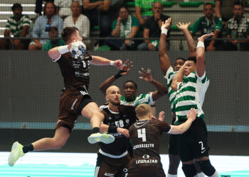 18.09.2025. Lizbona. Mecz 2. kolejki Ligi Mistrzów: Sporting Lizbona – Industria Kielce / Fot. EPA/MANUEL DE ALMEIDA Dostawca: PAP/EPA