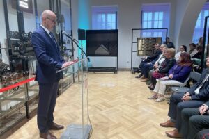 26.09.2025. Sandomierz. Uroczyste otwarcie kamienicy Oleśnickich / Fot. Grażyna Szlęzak - Radio Kielce