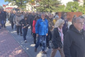 27.09.2025. Skarżysko-Kamienna. XXX Pielgrzymka Pracowników Przemysłu Zbrojeniowego i Lotniczego do Sanktuarium Ostrobramskim w Skarżysku-Kamiennej / Fot. Anna Głąb - Radio Kielce