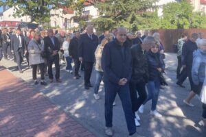 27.09.2025. Skarżysko-Kamienna. XXX Pielgrzymka Pracowników Przemysłu Zbrojeniowego i Lotniczego do Sanktuarium Ostrobramskim w Skarżysku-Kamiennej / Fot. Anna Głąb - Radio Kielce