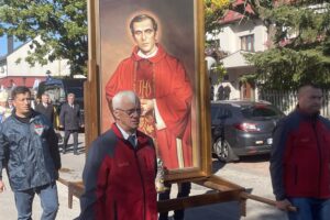 27.09.2025. Skarżysko-Kamienna. XXX Pielgrzymka Pracowników Przemysłu Zbrojeniowego i Lotniczego do Sanktuarium Ostrobramskim w Skarżysku-Kamiennej / Fot. Anna Głąb - Radio Kielce