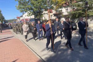 27.09.2025. Skarżysko-Kamienna. XXX Pielgrzymka Pracowników Przemysłu Zbrojeniowego i Lotniczego do Sanktuarium Ostrobramskim w Skarżysku-Kamiennej / Fot. Anna Głąb - Radio Kielce