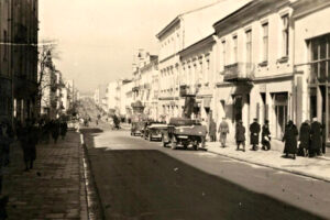 Kielce. Ulica Sienkiewicza. 1941 r. / źródło: fotopolska.eu