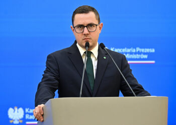 9.09.2025. Minister energii Miłosz Motyka / Fot. PAP - Radek Pietruszka