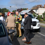 10.09.2025. Wyryki. Zniszczony przez drona dach budynku mieszkalnego w miejscowości Wyryki. W nocy przestrzeń powietrzna Polski została wielokrotnie naruszona przez rosyjskie drony / Fot. PAP - Wojtek Jargiło