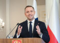 9.09.2025. Prezydent Karol Nawrocki / Fot. PAP/EPA - Kimmo Brandt