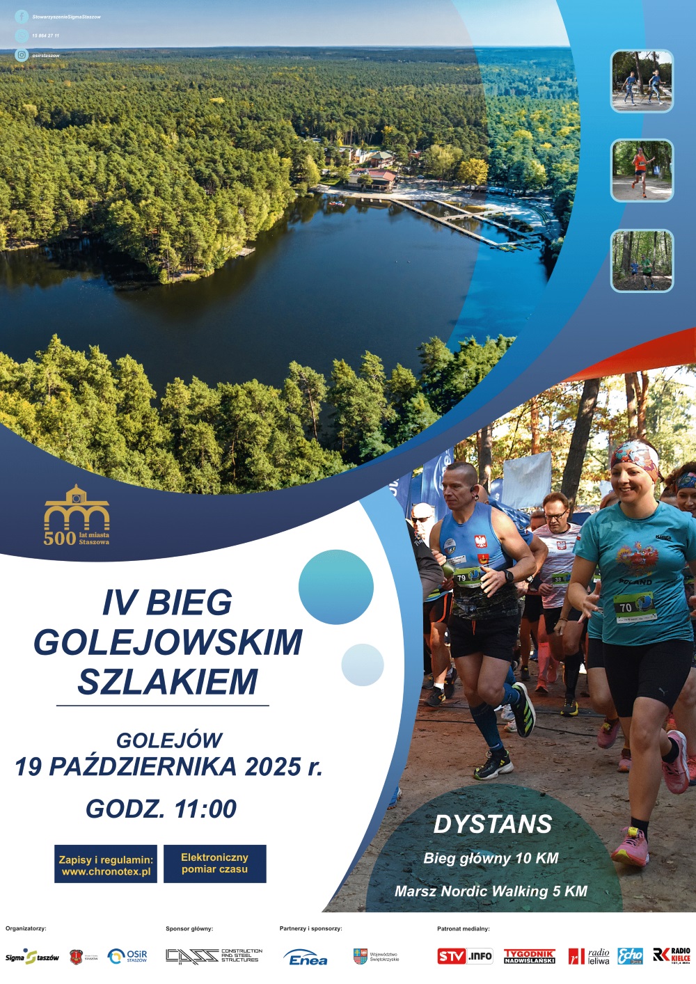 IV Bieg Golejowskim Szlakiem & Marsz Nordic Walking  