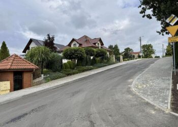 Ulica Podlesie w Starachowicach już po przebudowie