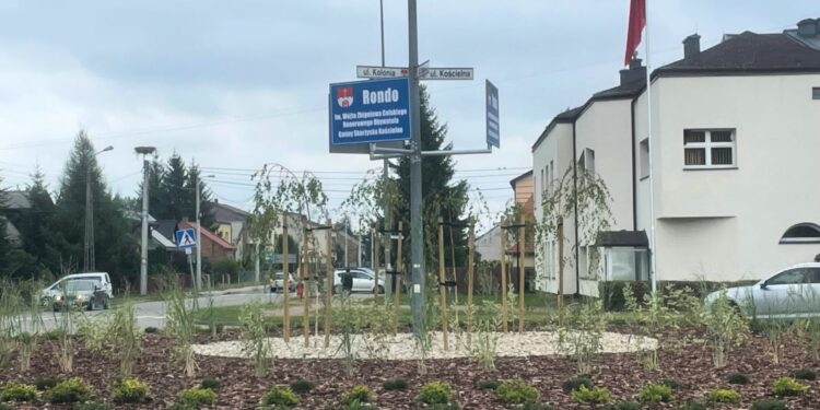 Rondo imienia byłego wójta