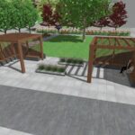 Wizualizacja parku kieszonkowego i parkingu przed szpitalem w Kazimierzy Wielkiej / źródło: UMiG Kazimierza Wielka