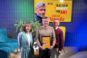 Audycja „Dzień Dobry, to Ja! Rozmowy inne niż wszystkie w Radiu Kielce”. Jakub Porada / Fot. Anna Sokołowska - Radio Kielce