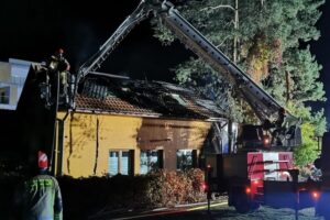 19.10.2025. Połaniec. Pożar restauracji / źródło: PSP Staszów