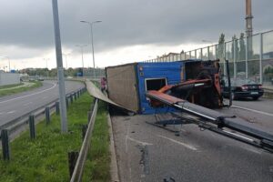 01.10.2025. Kielce. Ul. Grunwaldzka. Wypadek / Fot. policja